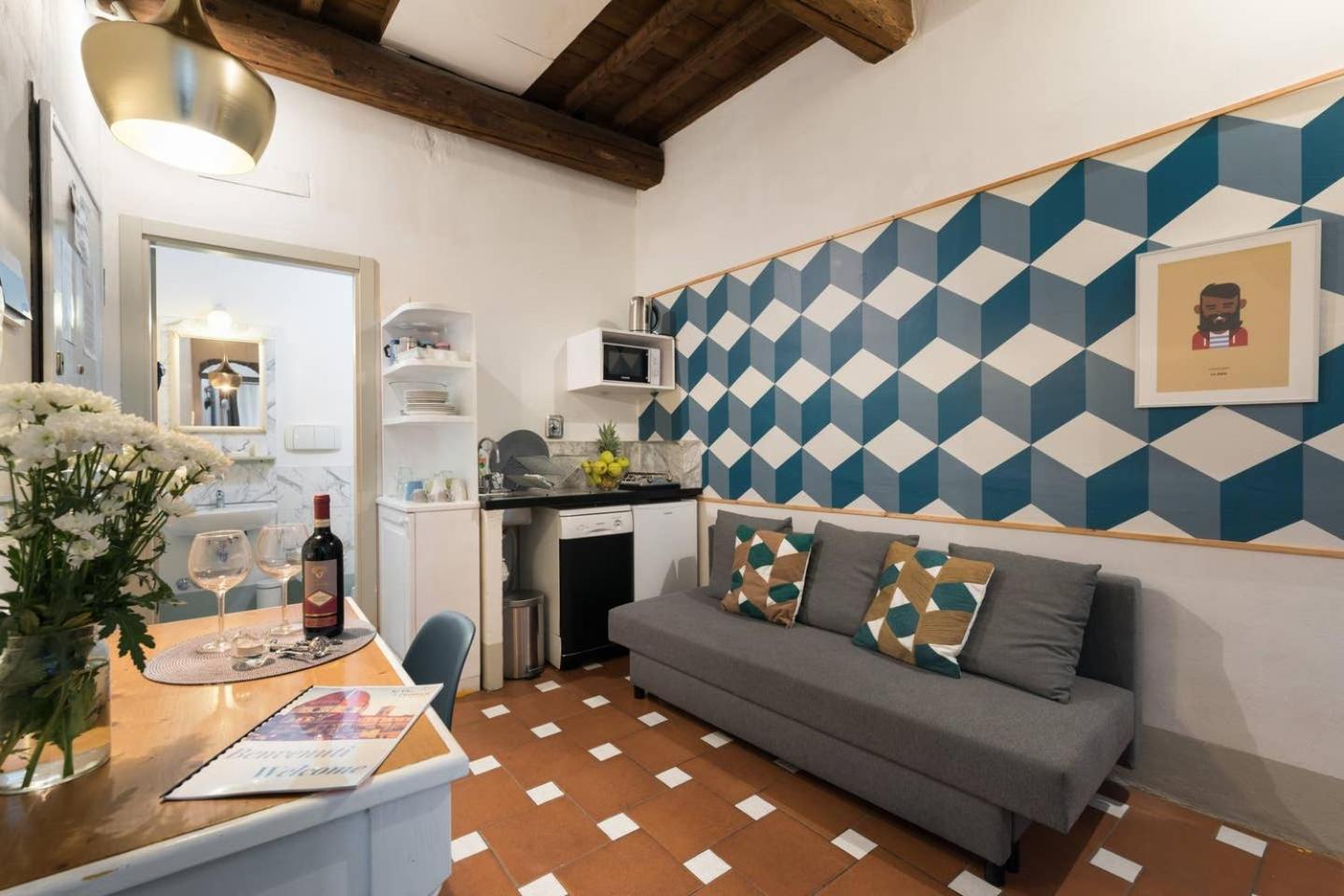 F4 - Santa Croce One Bedroom Flat 2 To 4 Guests Florencia Exterior foto